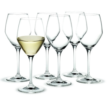 Holmegaard PERFECTION White Wine Glass 25cl, 6pcs