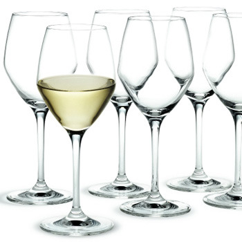 Holmegaard PERFECTION White Wine Glass 25cl, 6pcs