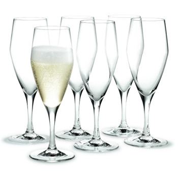 Holmegaard PERFECTION Champagne Glass 12.5cl, 6pcs