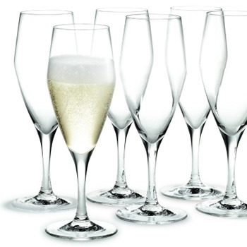 Holmegaard PERFECTION Champagne Glass 12.5cl, 6pcs