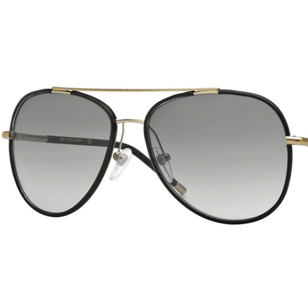 Burberry BE3078J Men's Sunglasses Light Gold / Matte BlackImmagine
