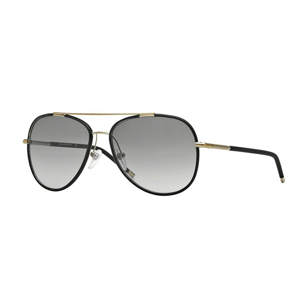 Burberry BE3078J Men's Sunglasses Light Gold / Matte BlackImmagine