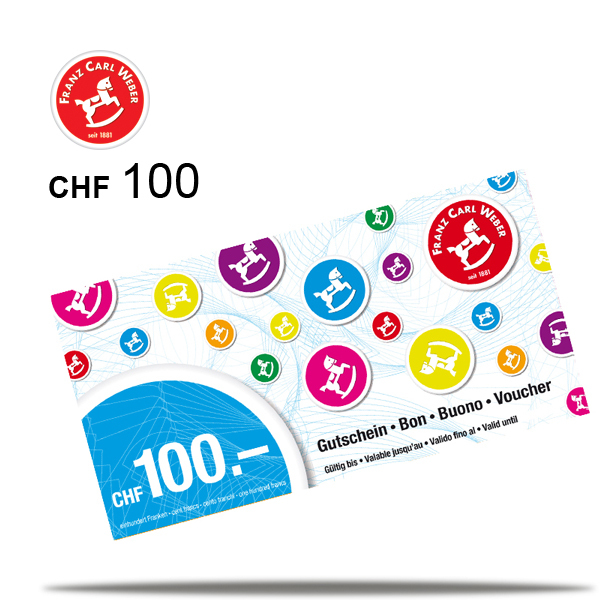 Franz Carl Weber Geschenkgutschein CHF100Bild